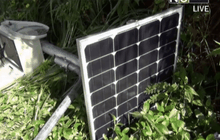 ขโมยแบตเตอรีไฟฟ้าสาธารณระบบโซล่าเซลล์