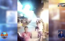 ระทึก หม้อแปลงไฟฟ้าแรงสูงระเบิดกลางงานงิ้ว