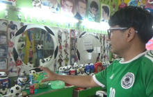 ร้านตัดผมคนบ้าบอล รับเทศกาลบอลโลก
