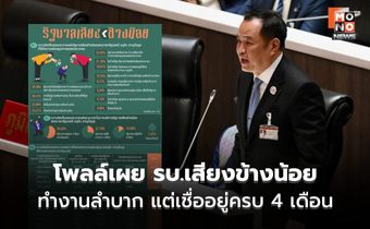 นิด้าโพลล์ชี้ ปชช. เสียงแตก ‘รัฐบาลอนุทิน’ มองทำงานลำบาก แต่เชื่ออยู่ครบ 4 เดือน