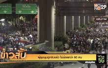 ผู้ชุมนุมถูกจับแล้ว ไม่น้อยกว่า 80 คน
