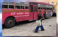 คนขับ-กระเป๋ารถเมล์ตกงาน ไม่มีข้าวกิน หลังโควิด-19 ระบาด