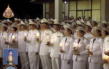 นายกฯ นำจุดเทียนชัยถวายพระพรสมเด็จพระเจ้าอยู่หัว