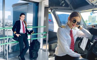 เปิดให้ดู กระเป๋าแอร์โฮสเตส กัปตันสาว  เวลาไปบินขึ้นเครื่อง มีอะไรบ้าง?