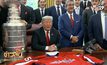 “ทรัมป์” เปิดทำเนียบขาวต้อนรับแชมป์ NHL