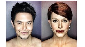 เมคอัพ ทรานฟอร์มเมชั่น ขั้นเทพ! เมื่อดาราหนุ่ม แปลงโฉม เป็นคนดังฮอลลีวู้ด ผลลัพท์คือ