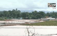 ระดับน้ำโขงในเชียงแสน จ.เชียงราย ลดลง