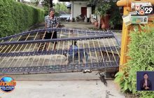 โชคดีเพื่อนบ้านช่วยเหลือชายถูกประตูรั้วเหล็กล้มทับ