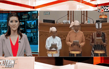 “ถิ่น จอว์” สาบานตนรับตำแหน่งปธน.เมียนมา