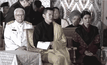 กษัตริย์จิกมี-พระราชินีแห่งภูฏาน ถวายราชสักการะพระบรมศพ