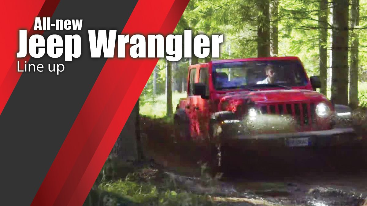 All-new Jeep Wrangler Line up