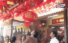 คึกคักรับเทศกาลตรุษจีน