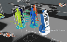 หุ่นยนต์นำทางผู้โดยสารในสนามบิน