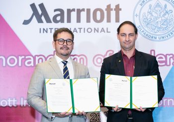 แมริออท อินเตอร์เนชั่นแนล เซ็น MOU กับมหาวิทยาลัยศิลปากร คณะวิทยาการจัดการ เพื่อสร้างคนโรงแรมรุ่นใหม่ในประเทศไทย