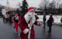 ซานตาคลอสวิ่งการกุศลในรัสเซีย