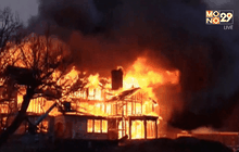 เพลิงไหม้คฤหาสน์เก่าแก่ในสหรัฐฯ