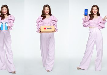 ลาซาด้า ควงแขนใบเฟิร์นอัพเดทชีวิตช่วงคลายล็อกดาวน์ พร้อมชวนช้อป Lazada 10.10 Crazy Flash Sale