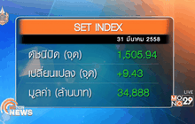 ตลาดหุ้นไทยวันนี้  (31 มีนาคม)