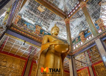 วัดลาดพร้าว ชมความงาม พระเจดีย์ดาวดึงส์เหนือเศียรพระเจ้าเปิดโลก