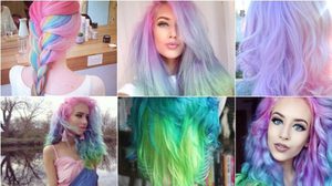 ผมสีรุ้งพาสเทล เทรนด์สีผม ที่กำลังมาแรง!!