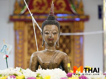 สักการะพระเจ้าฝนแสนห่า พระพุทธรูปศักดิ์สิทธิ์ วัดฝายหิน จ.พะเยา