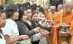 ปชช.ทำบุญออกพรรษาถวายเป็นพระราชกุศล