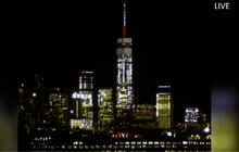 สหรัฐฯ-แคนาดาเปลี่ยนสีไฟอาคารสนับสนุนฝรั่งเศส