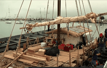 นักสำรวจใช้แพล่องมหาสมุทรแปซิฟิก