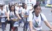 “คาร์ฟรีเดย์” รณรงค์ปั่นจักรยาน ลดมลพิษ 