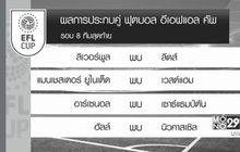 ผลฟุตบอล อีเอฟแอล คัพ รอบ 4