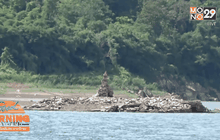 วิหารวัดโบราณ จ.ลำปาง โผล่เหนือน้ำ