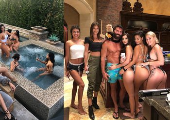 สาวๆ ต่างรุมล้อม Dan Bilzerian เจ้าพ่อนักโปกเกอร์เพลย์บอย ราชาแห่ง IG