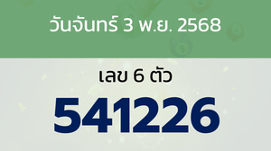หวยลาว งวดวันจันทร์ 3 พฤศจิกายน 2568