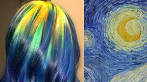 เก๋กว่านี้ไม่มีอีกแล้ว ! ศิลปะ ย้อมสีผม ให้คล้ายสีภาพศิลปะของเหล่าศิลปินระดับโลก