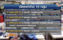 เคาะขึ้นค่าแรงขั้นต่ำ 5-6 บาททั่วประเทศ