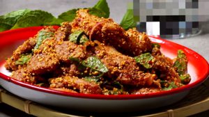 กับแกล้มชั้นดี สูตร เห่าดงหมู รสชาติเผ็ดร้อน