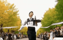 แข่งวิ่งของพนักงานเสิร์ฟในญี่ปุ่น