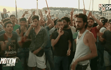 ผู้อพยพประท้วงในกรีซ