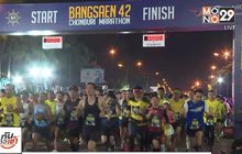 นักวิ่งกว่า 7 พันคน สุดชื่นมื่น ร่วมวิ่งมาราธอนบางแสน 42