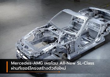 Mercedes-AMG เผยโฉม All-New SL-Class ผ่านทีเซอร์โครงสร้างตัวถังใหม่