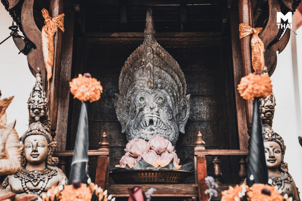 เศียร ปู่ อนันตนาค ราช วัดทรงกุศล อยุธยา