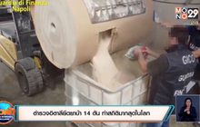 ​ตำรวจอิตาลียึดยาบ้า 14 ตัน ทำสถิติมากสุดในโลก