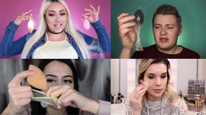 สนุกกันใหญ่! บล็อกเกอร์ดังแห่ ทดลองใช้ ถุงยางเกลี่ยรองพื้น ดูสิ๊ จะเนียนขนาดไหน?