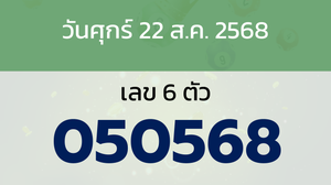 หวยลาว งวดวันศุกร์ 22 สิงหาคม 2568
