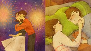 15 ภาพวาด กิจกรรมคู่รักสุดแสนอบอุ่น ที่สาวๆ เห็นแล้ว ต้องขอลองเอาไปใช้บ้าง