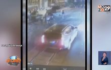 ขอเบาะแส ปาเจโร่ ขับบนรางรถไฟ