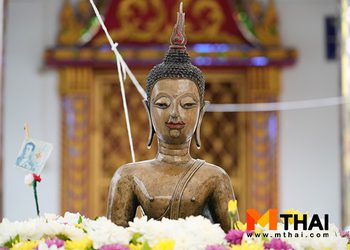 สักการะพระเจ้าฝนแสนห่า พระพุทธรูปศักดิ์สิทธิ์ วัดฝายหิน จ.พะเยา