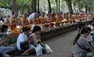 บรรยากาศประชาชนทำบุญวันมาฆบูชา