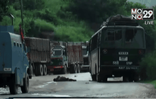 กบฏแคว้นแคชเมียร์ลอบโจมตีขบวนรถทหาร