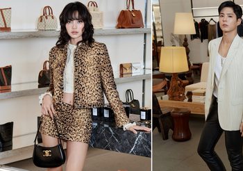 ลิซ่า ลลิษา-พัคโบกอม บินตรงจากเกาหลี เปิดตัว CELINE STORE สาขาสยามพารากอน